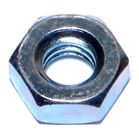 Machine Screw Nut, 5/16-18, Steel, Grade 2, Zinc Plated, 100 PK